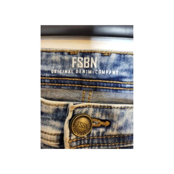 FSBN Men's Blue Jeans  Kj061424-B - Picture 2 of 3